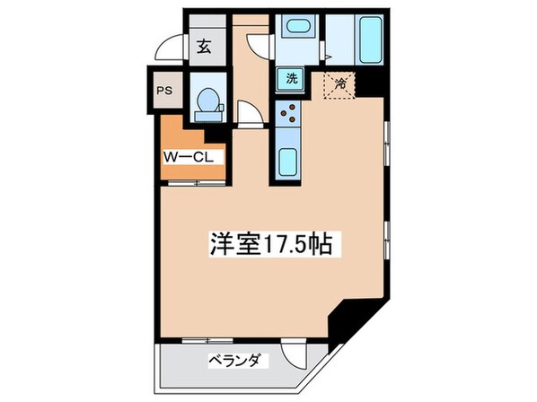 カセッティ新町の物件間取画像